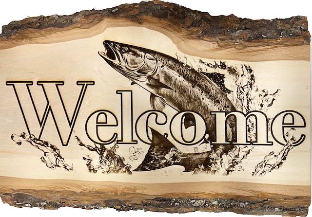 Flyfishing Welcome Sign