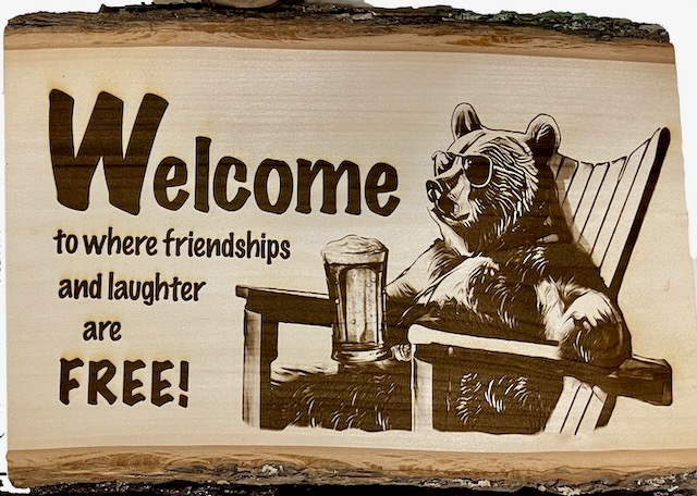 Bear Welcome Sign