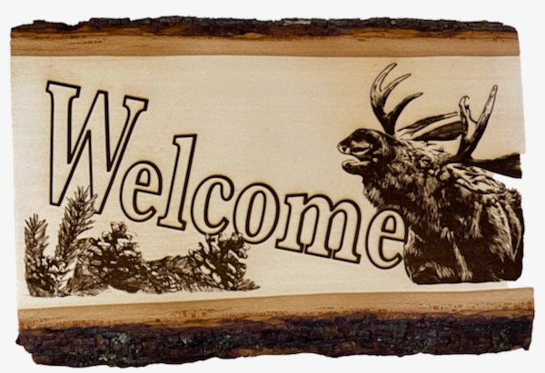 Moose Welcome Sign