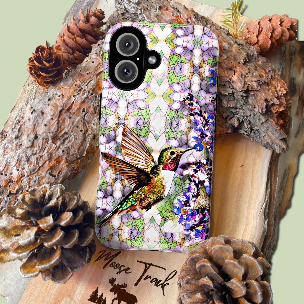 Hummingbird smartphone tough cases for iPhones